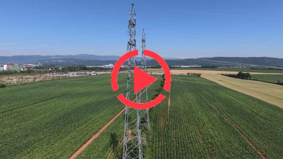 Over Land Power Line Visual Inspection by Drone and OnScreen check